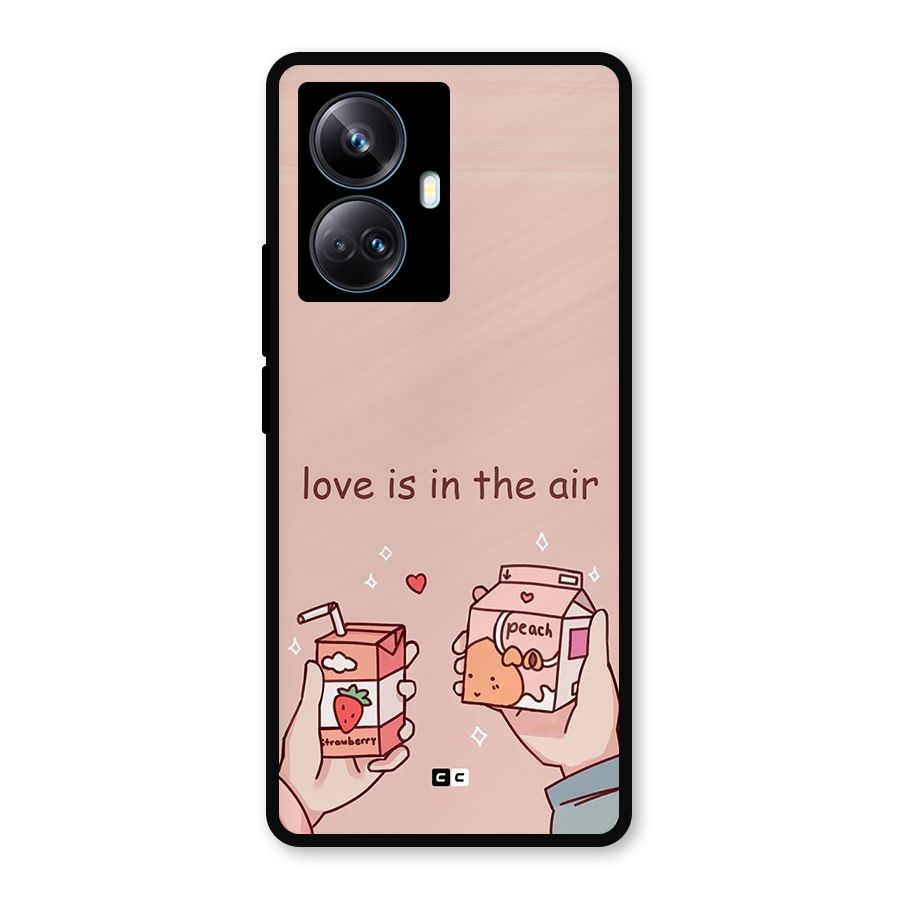 Love In Air Metal Back Case for Realme 10 Pro Plus