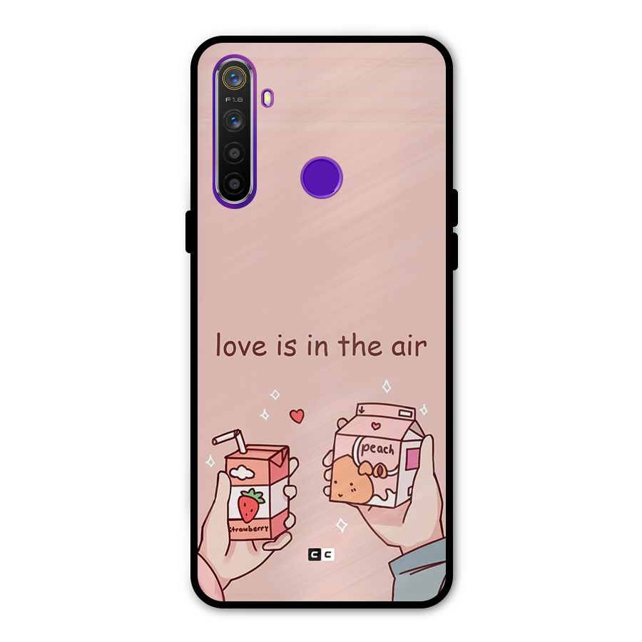 Love In Air Metal Back Case for Realme 5i