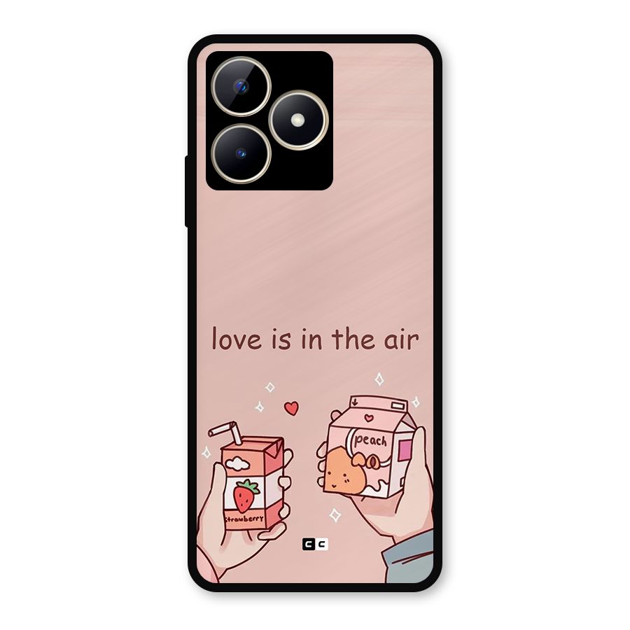 Love In Air Metal Back Case for Realme C53