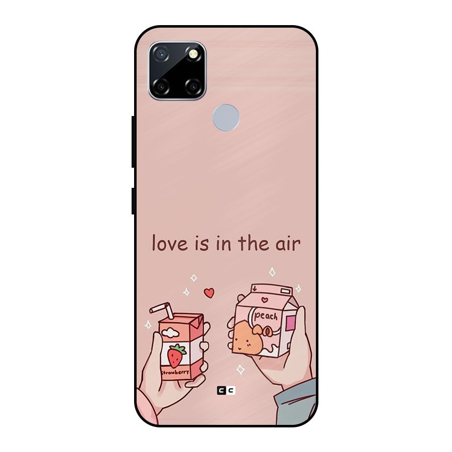Love In Air Metal Back Case for Realme Narzo 30A