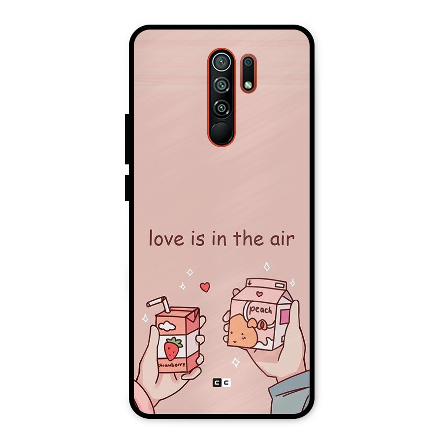Love In Air Metal Back Case for Redmi 9 Prime