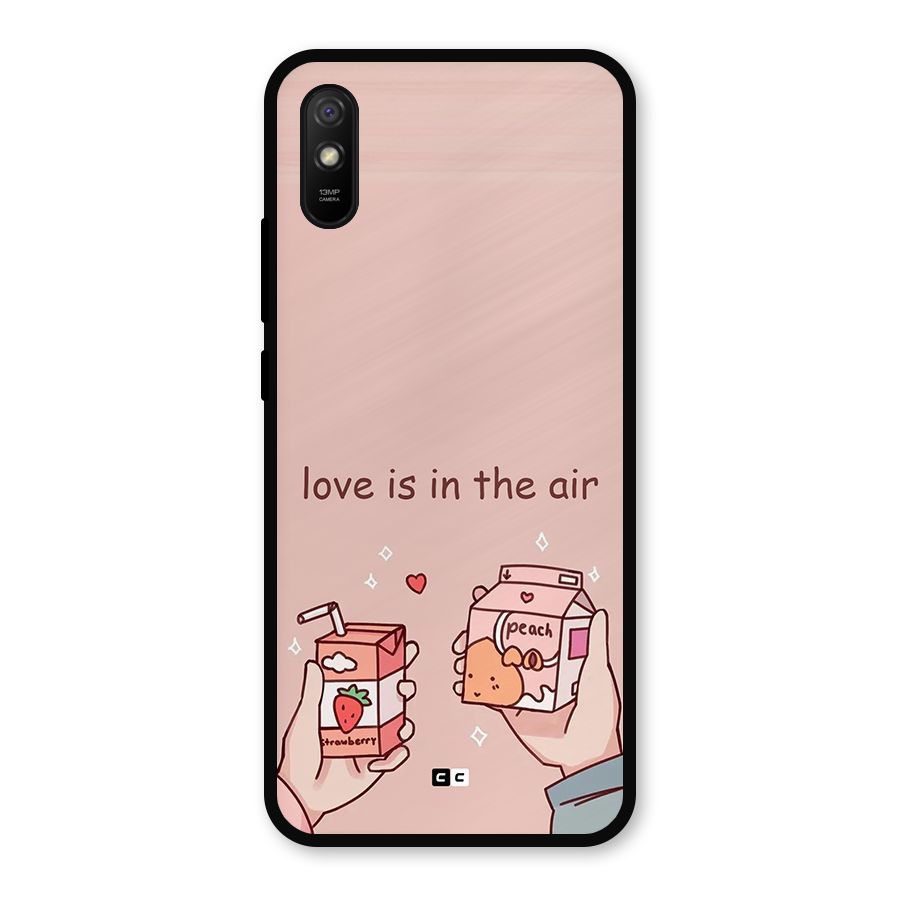 Love In Air Metal Back Case for Redmi 9a