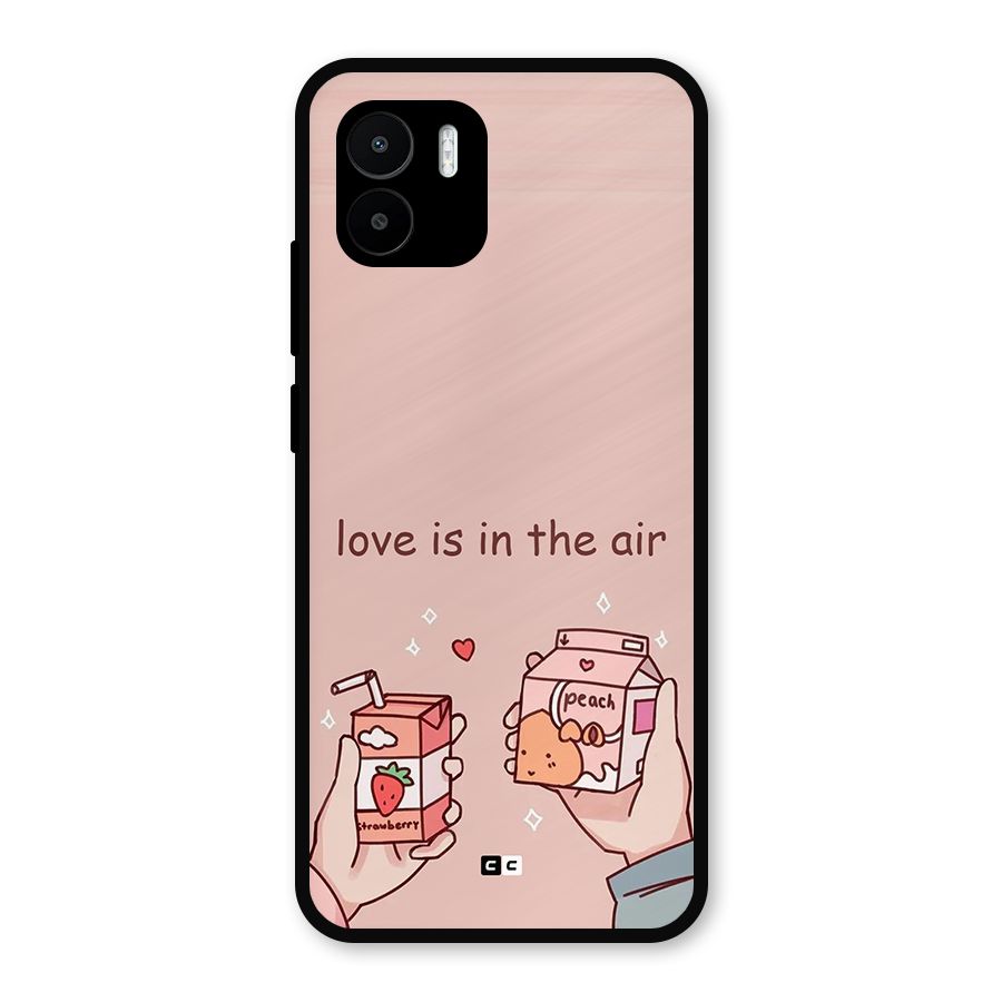 Love In Air Metal Back Case for Redmi A1