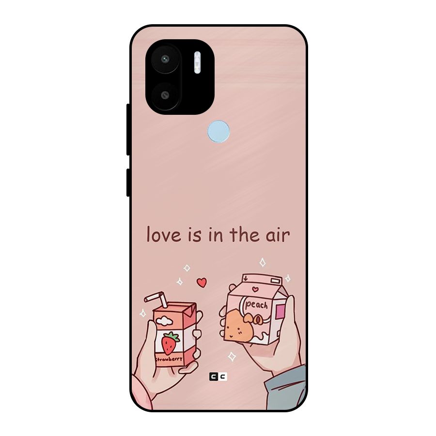 Love In Air Metal Back Case for Redmi A2 Plus
