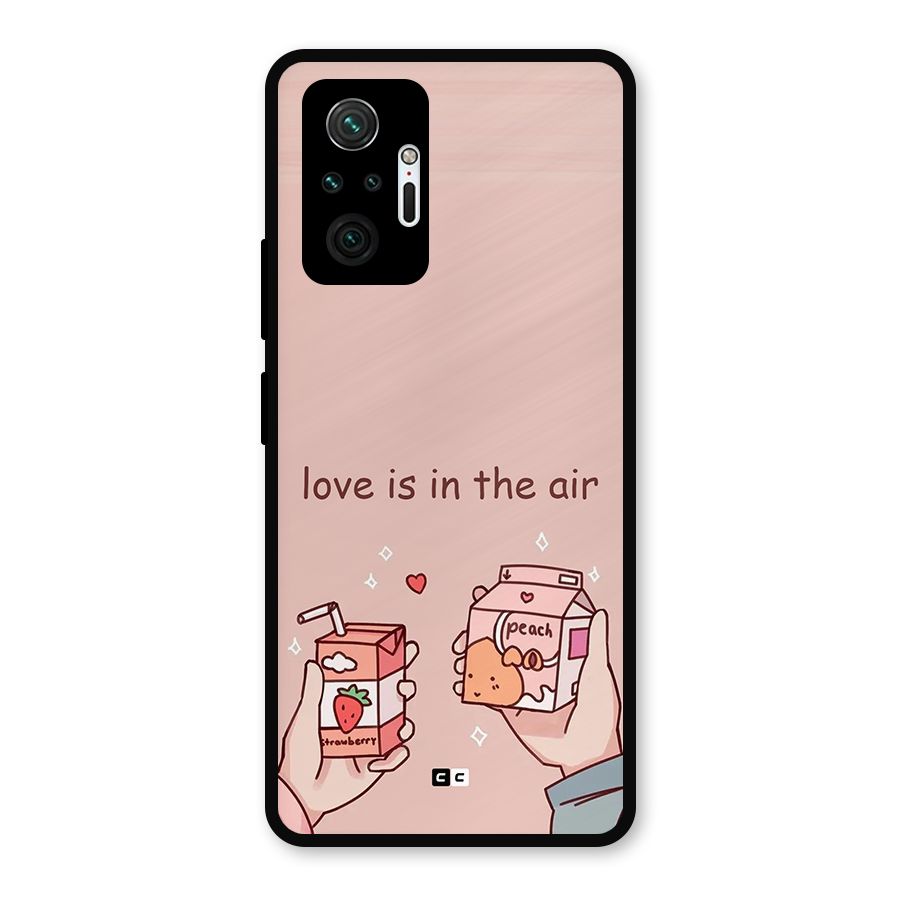 Love In Air Metal Back Case for Redmi Note 10 Pro