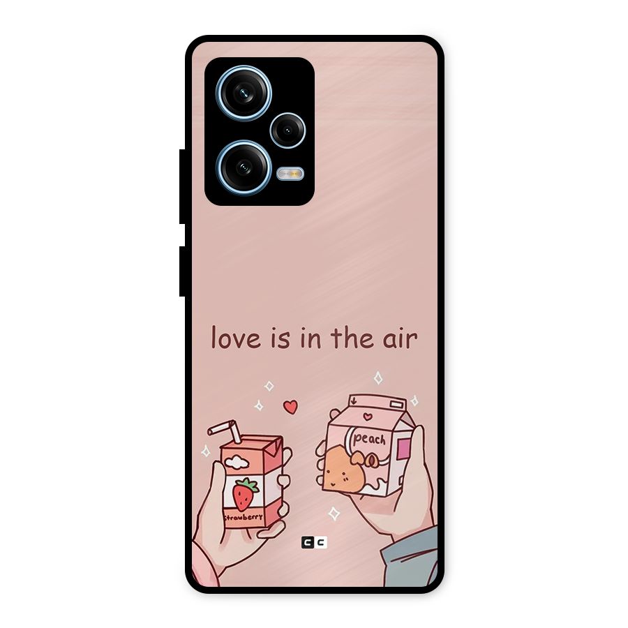 Love In Air Metal Back Case for Redmi Note 12 Pro