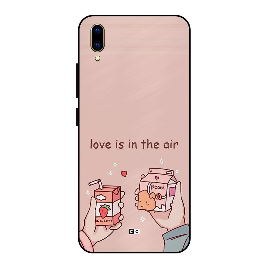 Love In Air Metal Back Case for Vivo V11 Pro