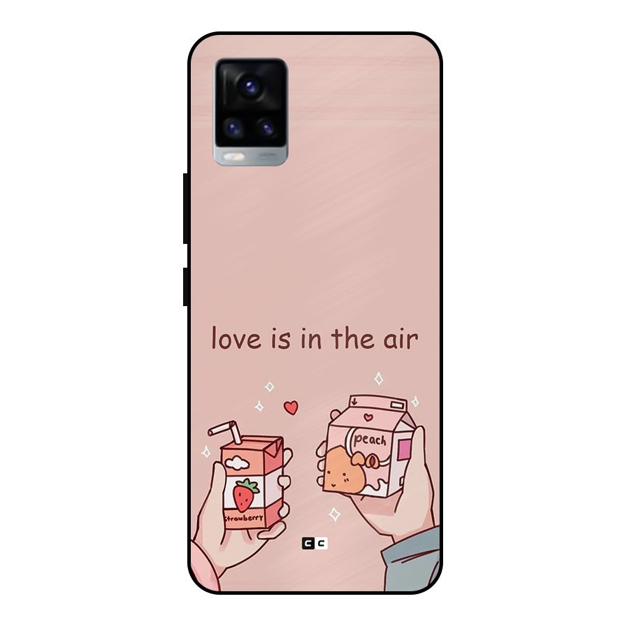 Love In Air Metal Back Case for Vivo V20 2021