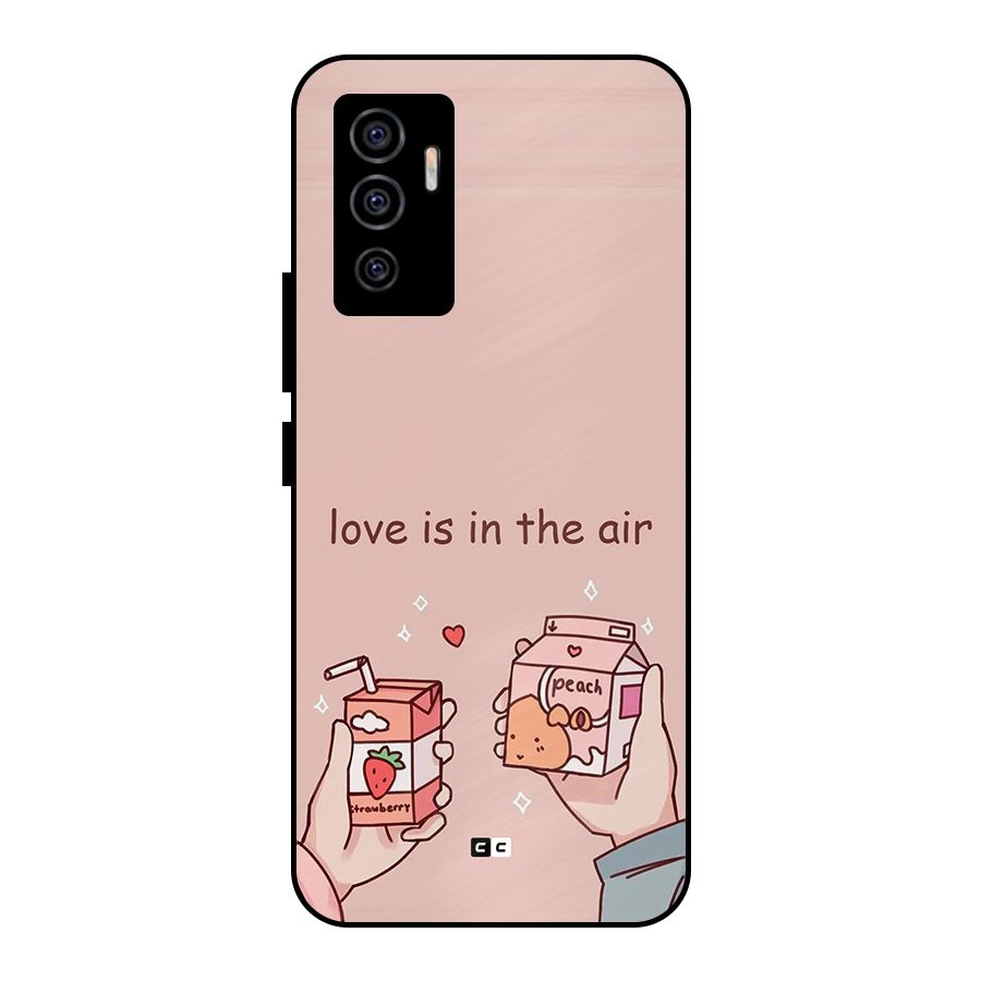 Love In Air Metal Back Case for Vivo V23e