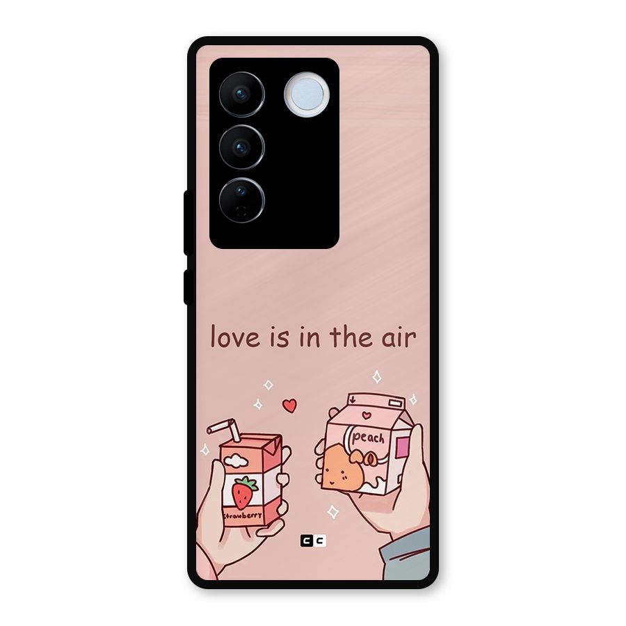 Love In Air Metal Back Case for Vivo V27