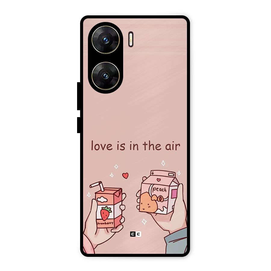 Love In Air Metal Back Case for Vivo V29e