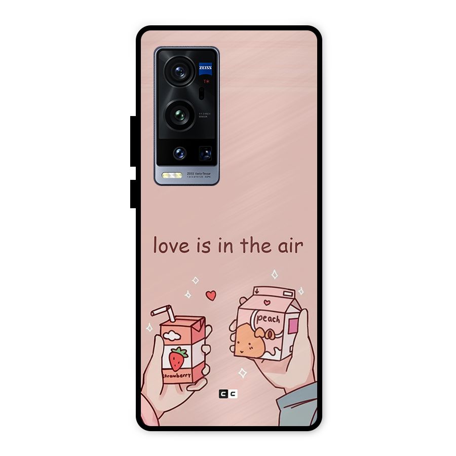 Love In Air Metal Back Case for Vivo X60 Pro Plus