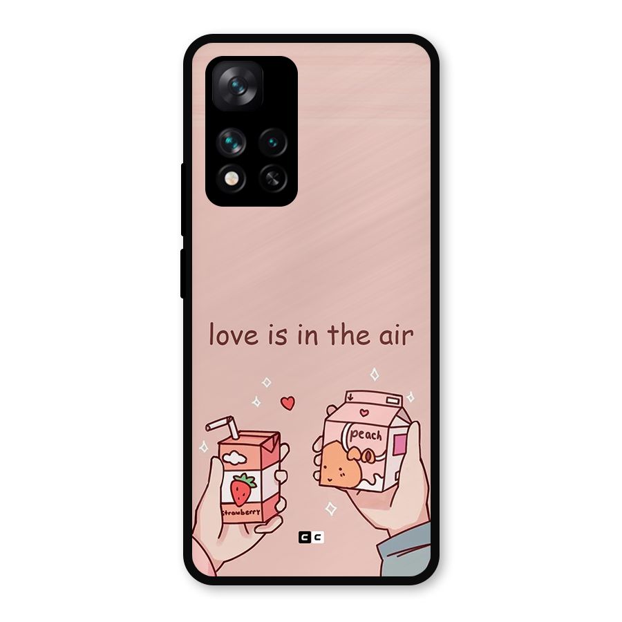 Love In Air Metal Back Case for Xiaomi 11i Hypercharge 5G