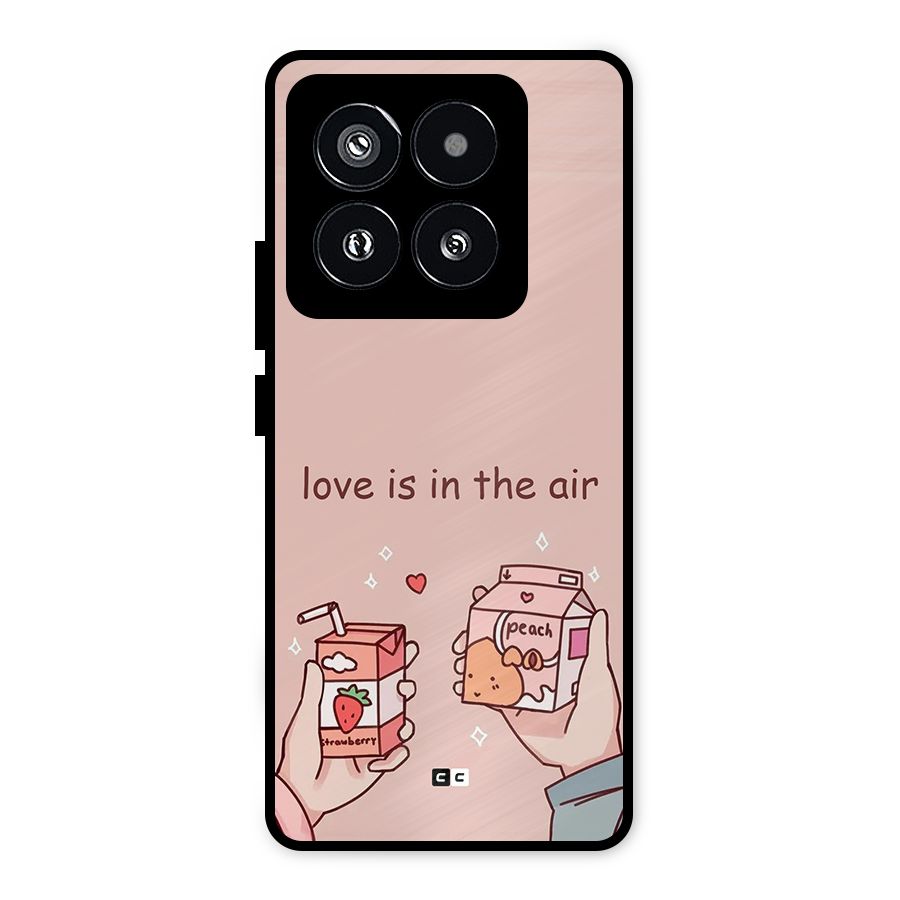 Love In Air Metal Back Case for Xiaomi 14 Pro