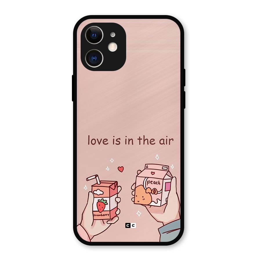 Love In Air Metal Back Case for iPhone 12
