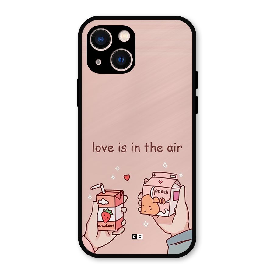 Love In Air Metal Back Case for iPhone 13