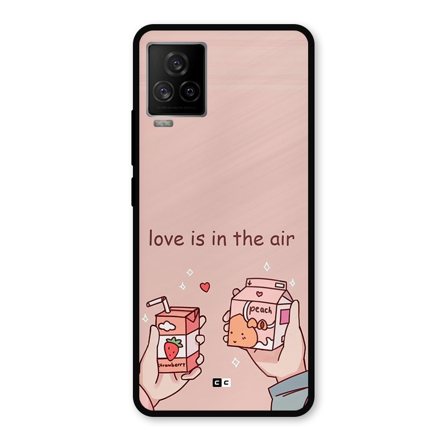 Love In Air Metal Back Case for iQOO 7 Legend 5G