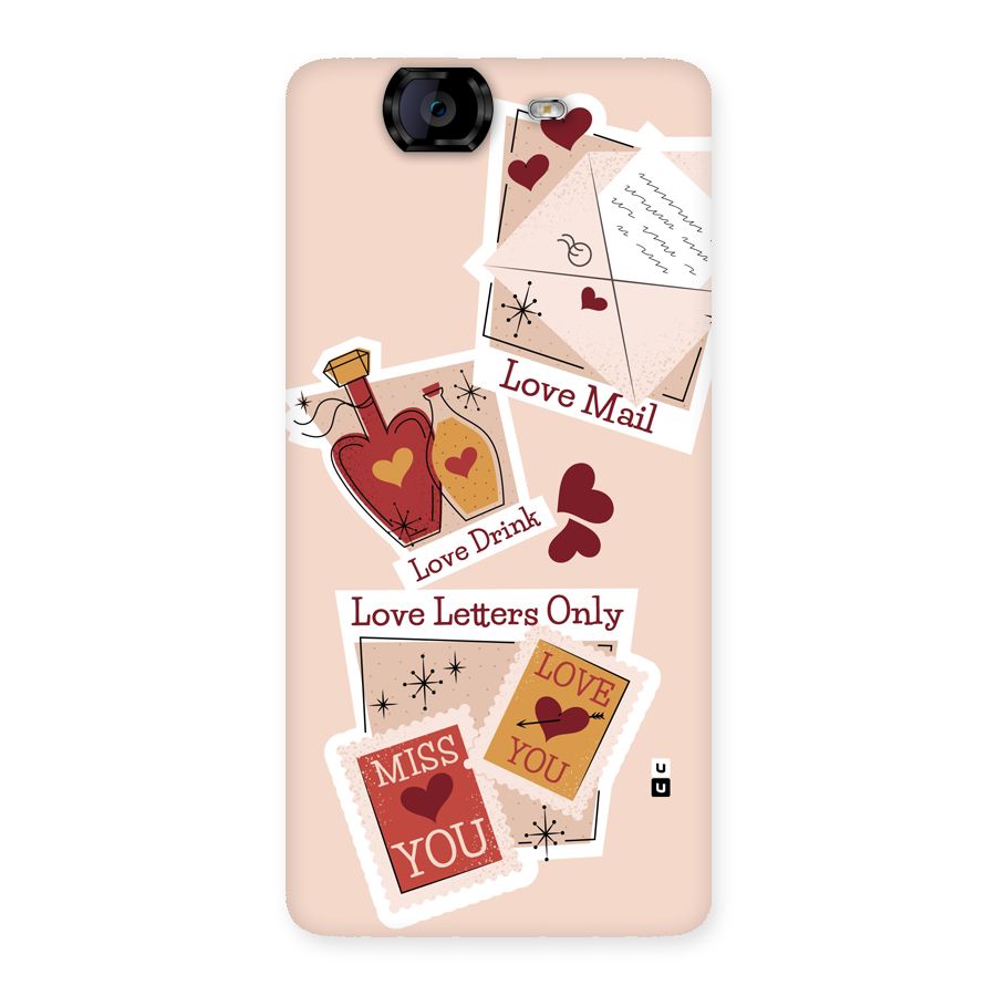 Love Language Back Case for Canvas Knight A350