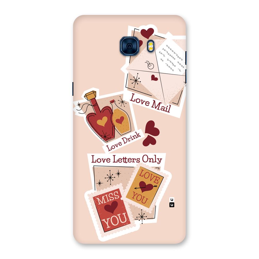 Love Language Back Case for Galaxy C7 Pro