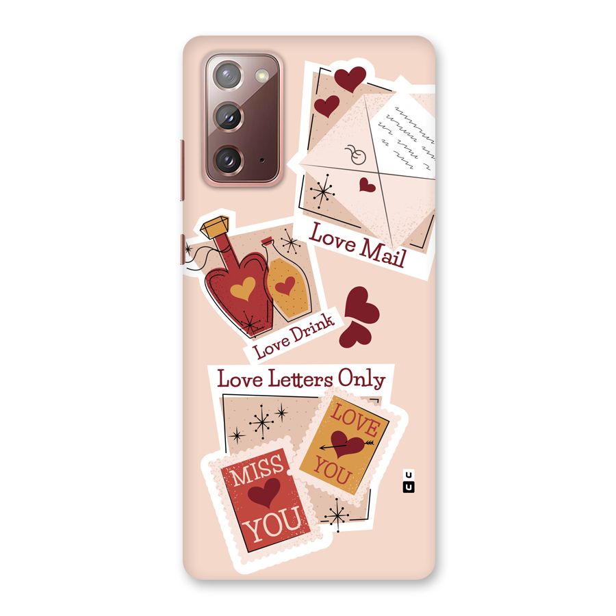 Love Language Back Case for Galaxy Note 20