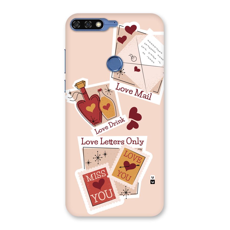 Love Language Back Case for Honor 7C