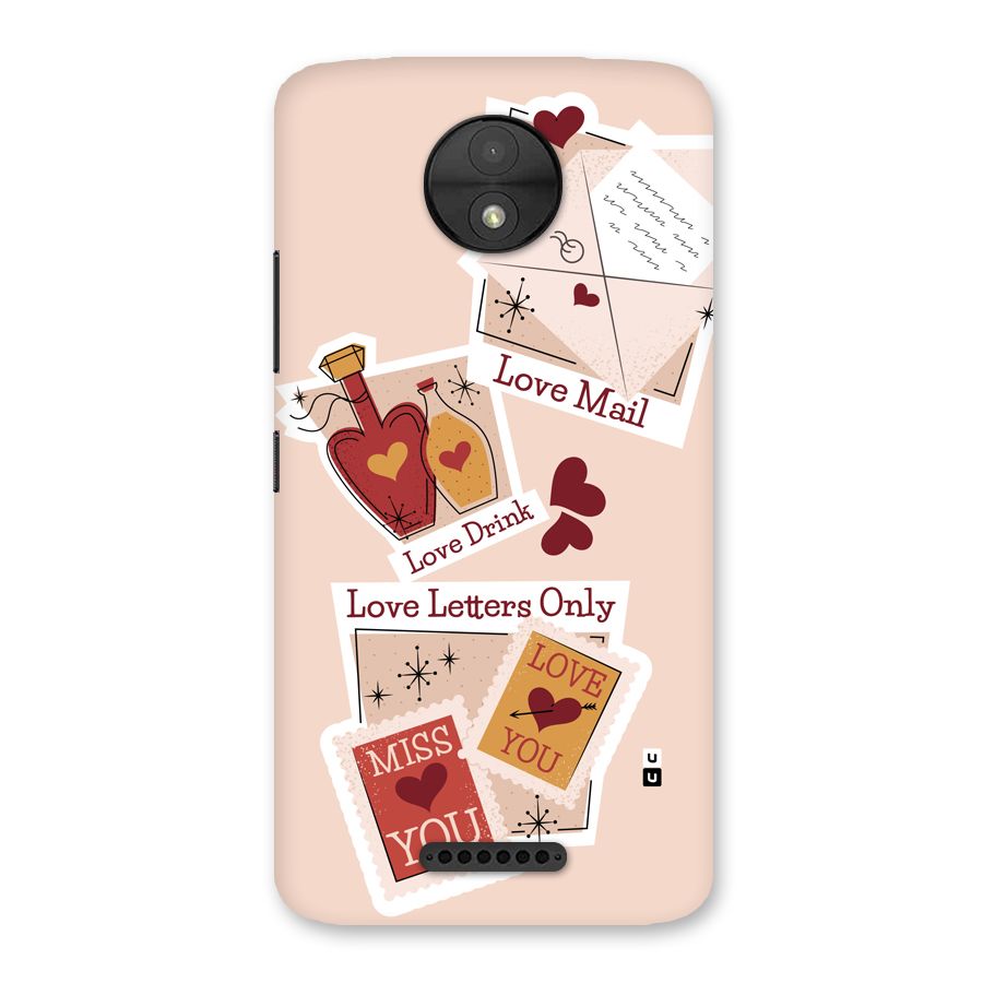 Love Language Back Case for Moto C
