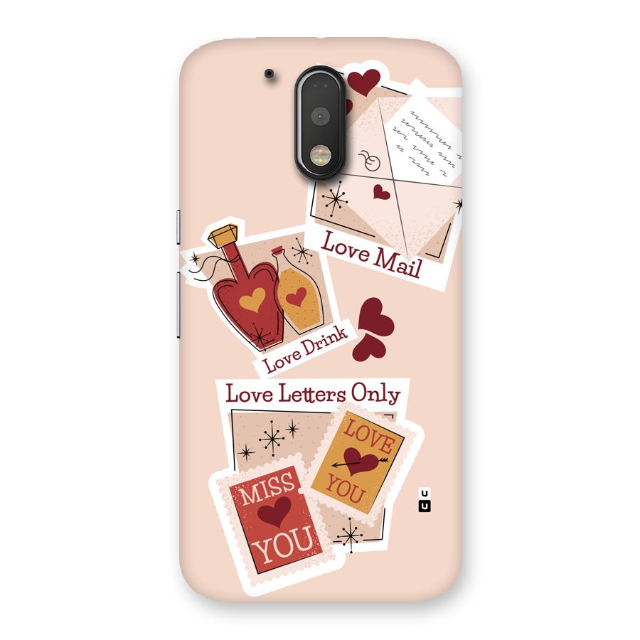 Love Language Back Case for Moto G4 Plus