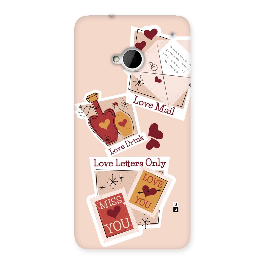 Love Language Back Case for One M7 (Single Sim)