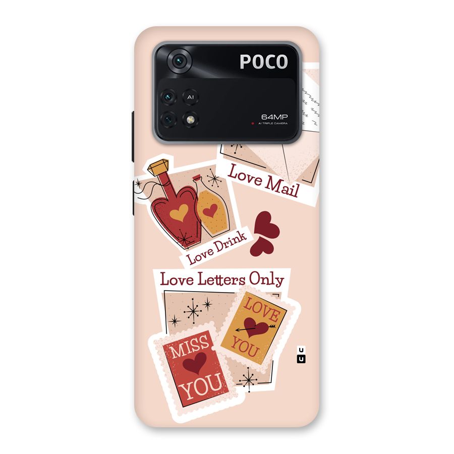 Love Language Back Case for Poco M4 Pro 4G