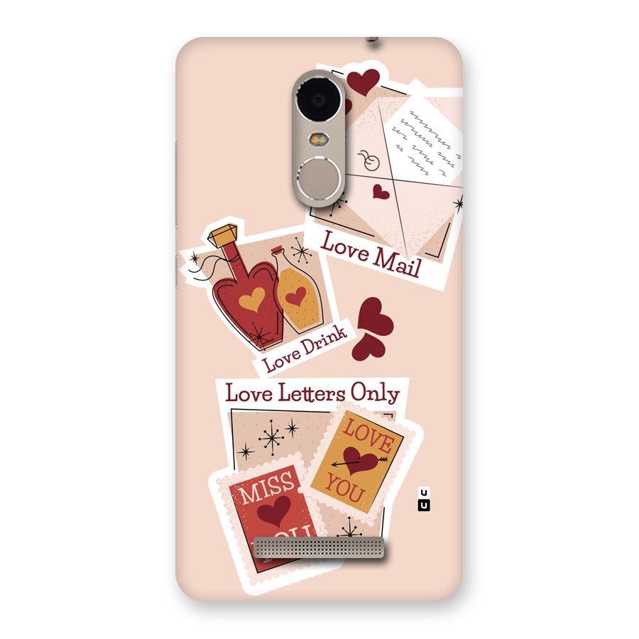 Love Language Back Case for Redmi Note 3