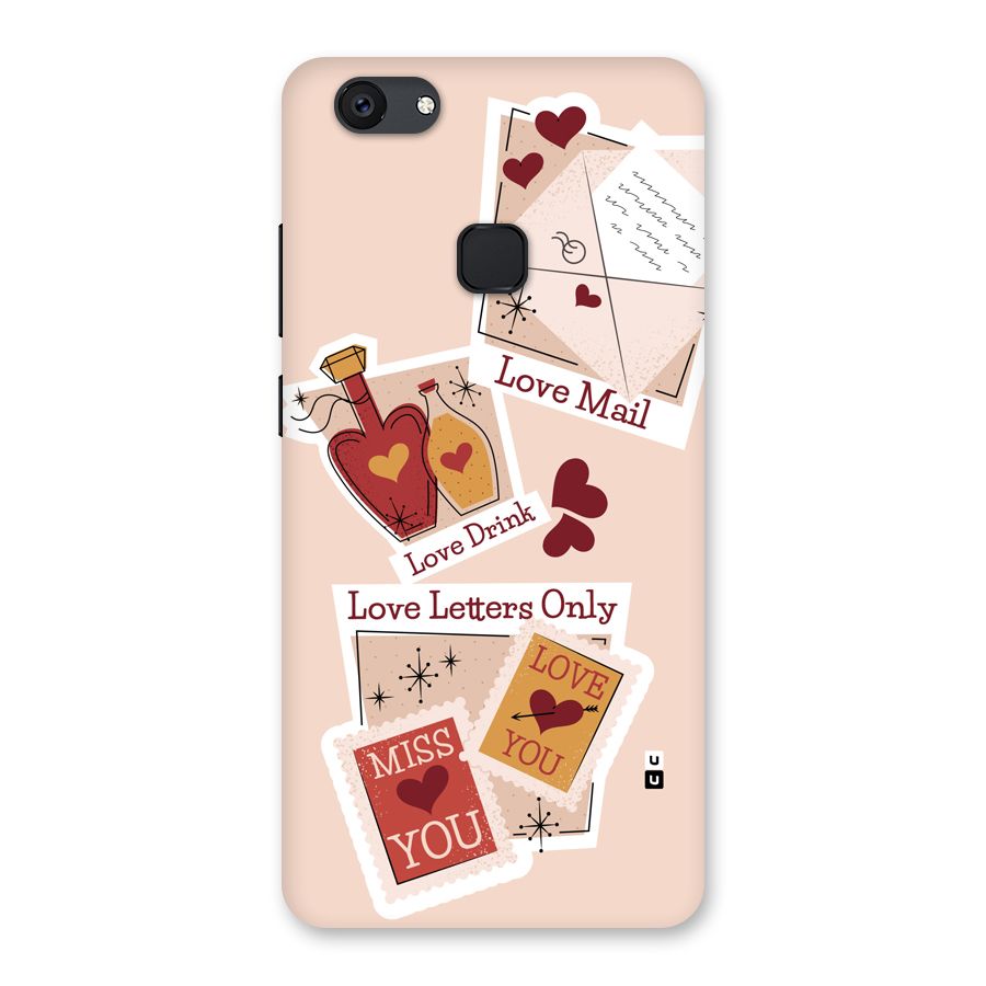 Love Language Back Case for Vivo V7 Plus