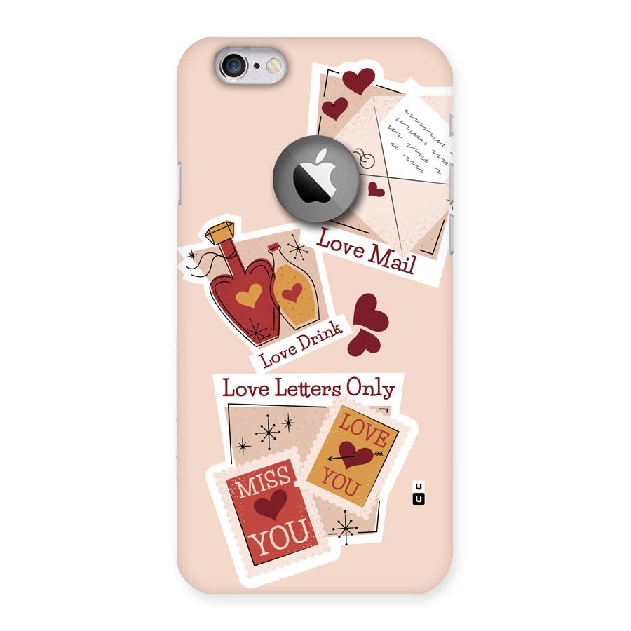Love Language Back Case for iPhone 6 Logo Cut