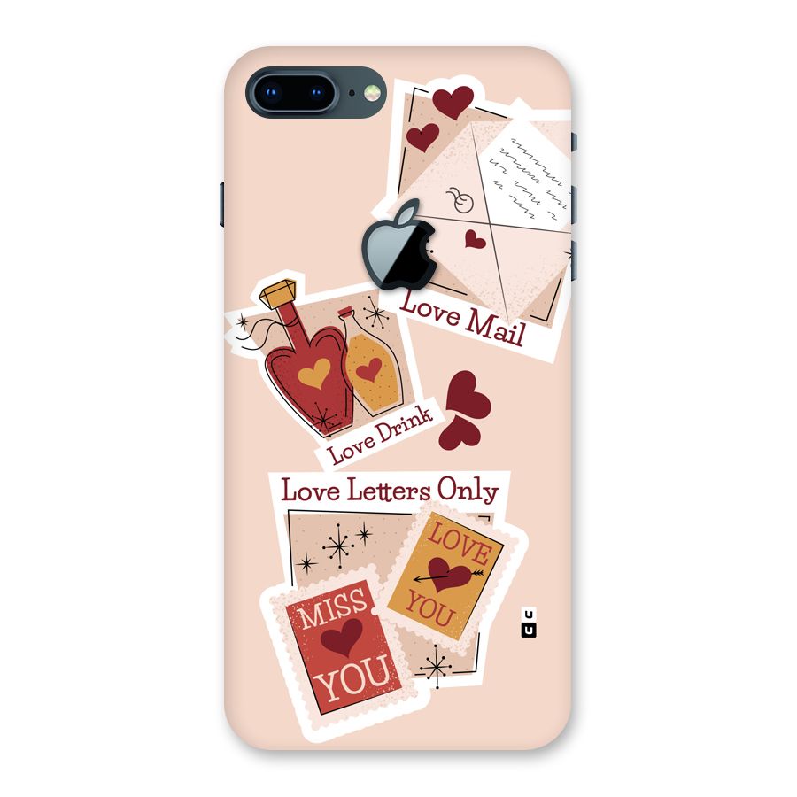 Love Language Back Case for iPhone 7 Plus Apple Cut