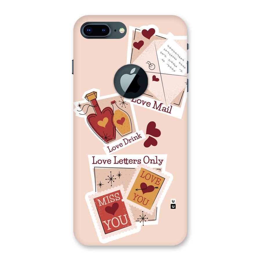 Love Language Back Case for iPhone 7 Plus Logo Cut