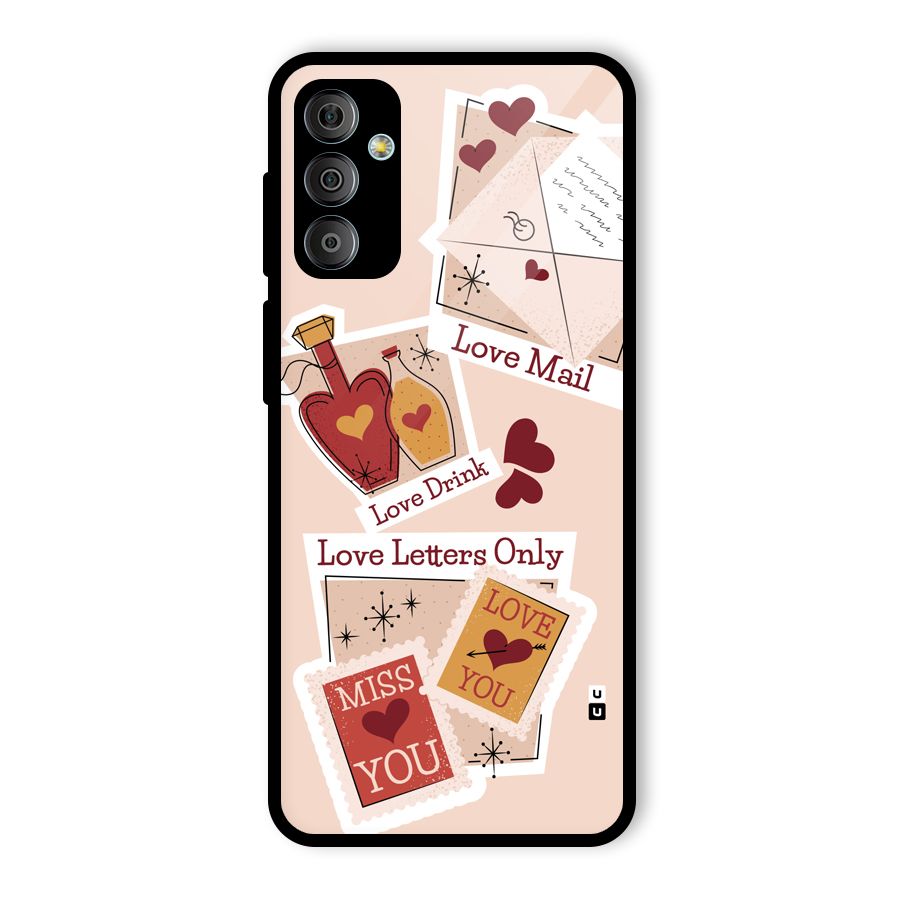 Love Language Glass Back Case for Galaxy F23
