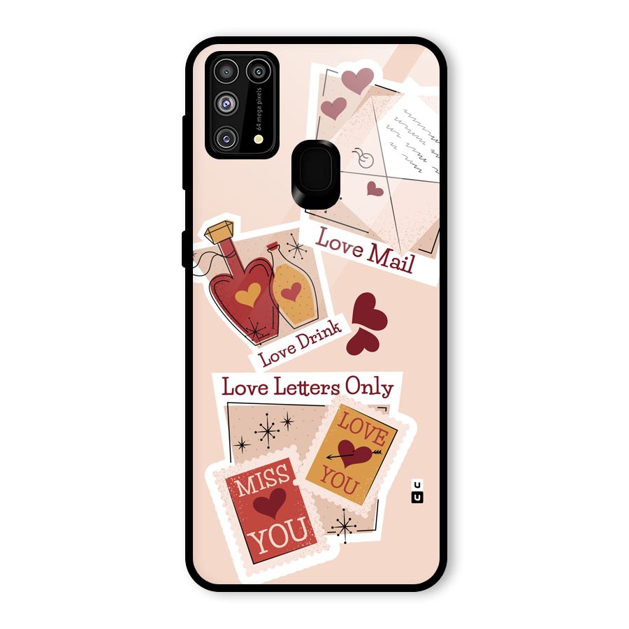Love Language Glass Back Case for Galaxy F41