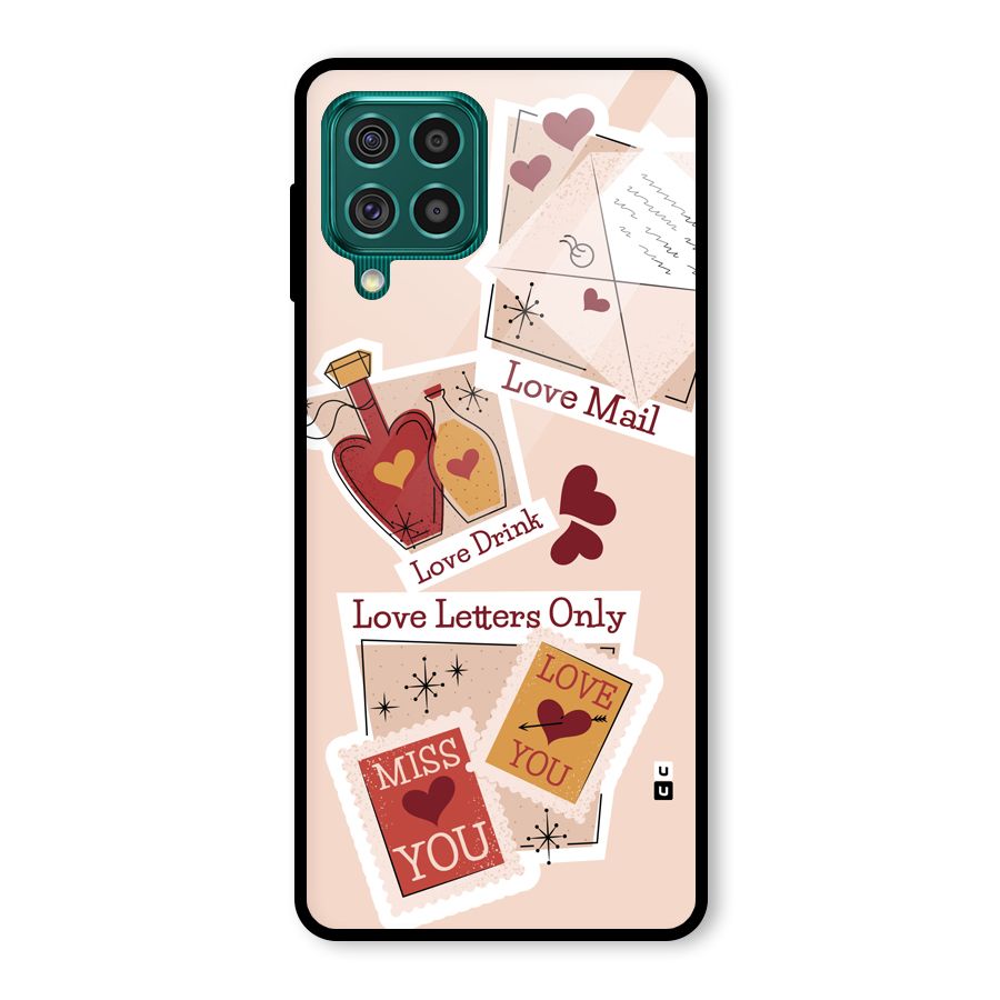 Love Language Glass Back Case for Galaxy F62
