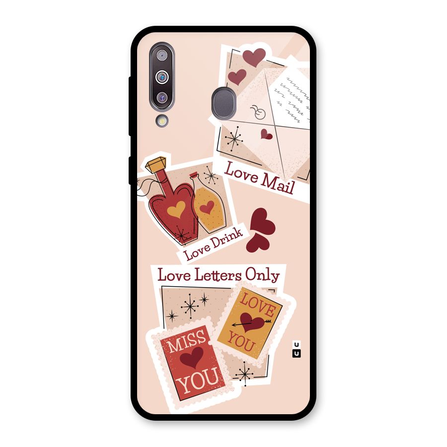 Love Language Glass Back Case for Galaxy M30