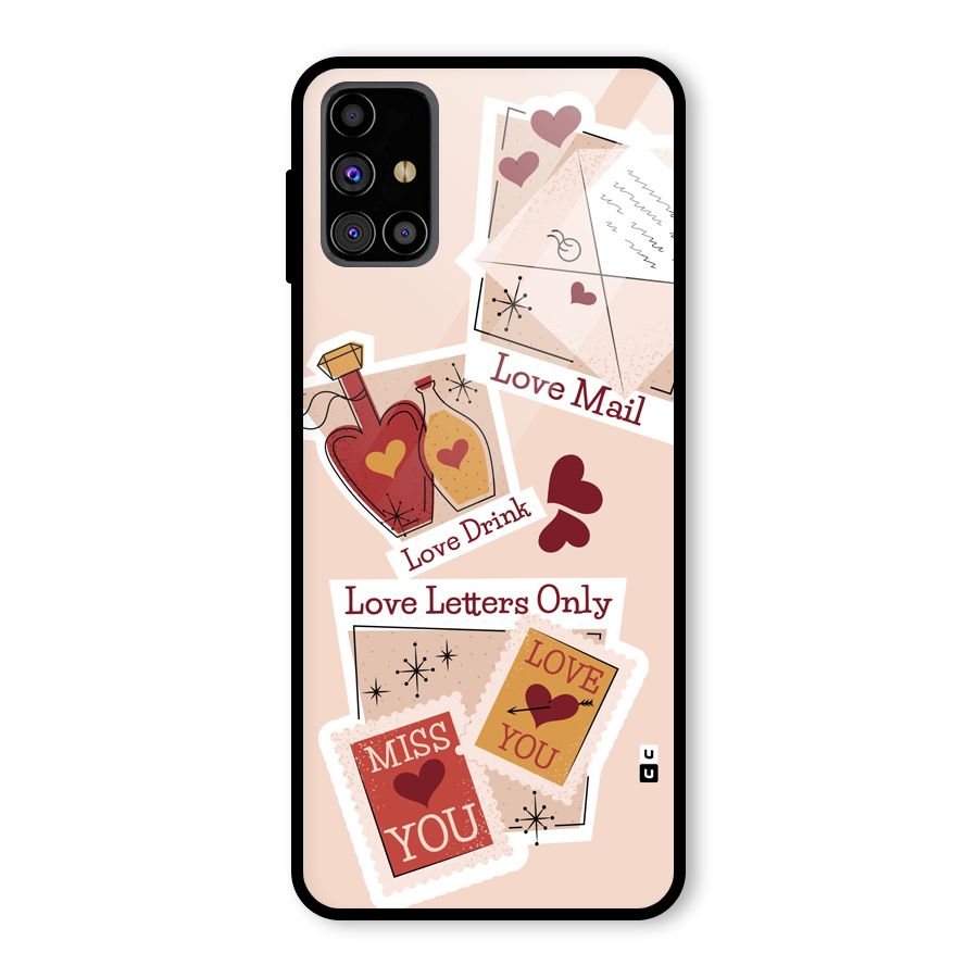 Love Language Glass Back Case for Galaxy M31s