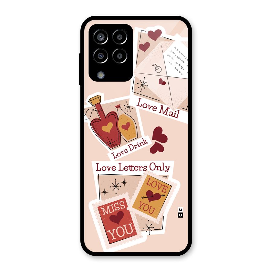 Love Language Glass Back Case for Galaxy M33