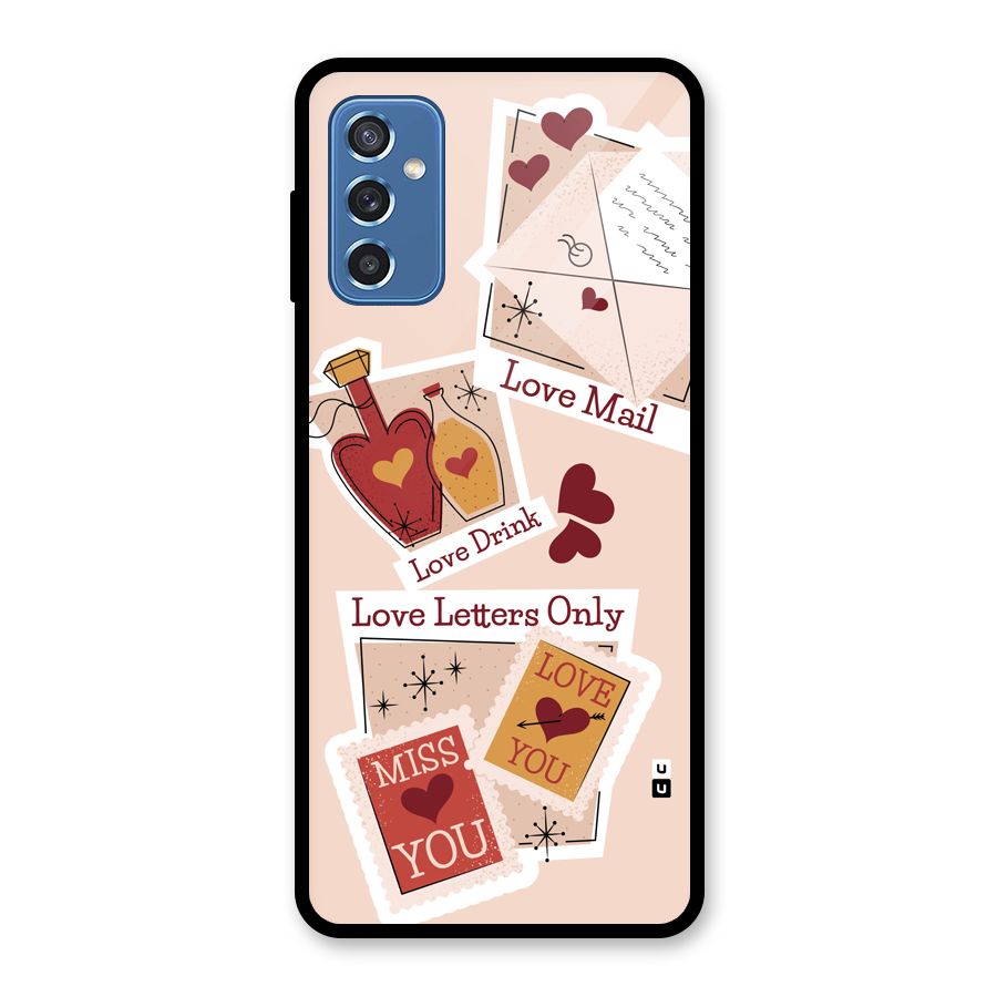 Love Language Glass Back Case for Galaxy M52 5G