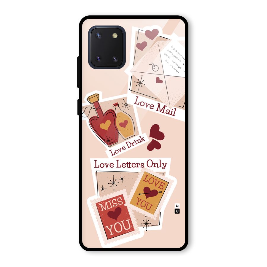Love Language Glass Back Case for Galaxy Note 10 Lite