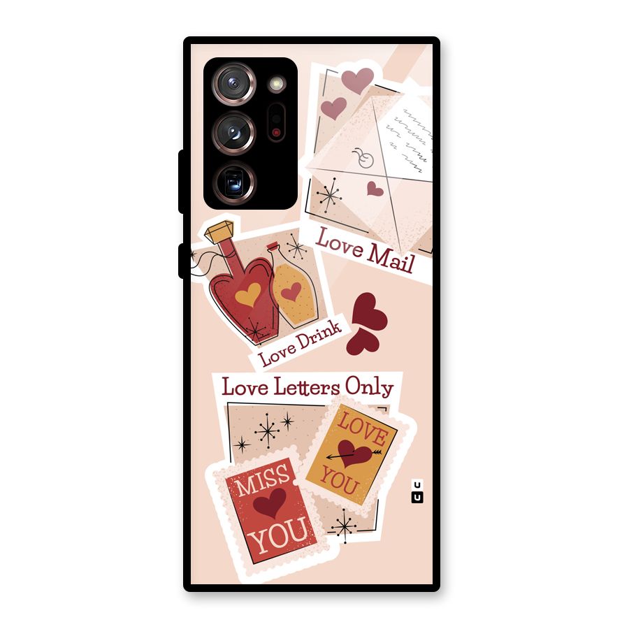 Love Language Glass Back Case for Galaxy Note 20 Ultra 5G