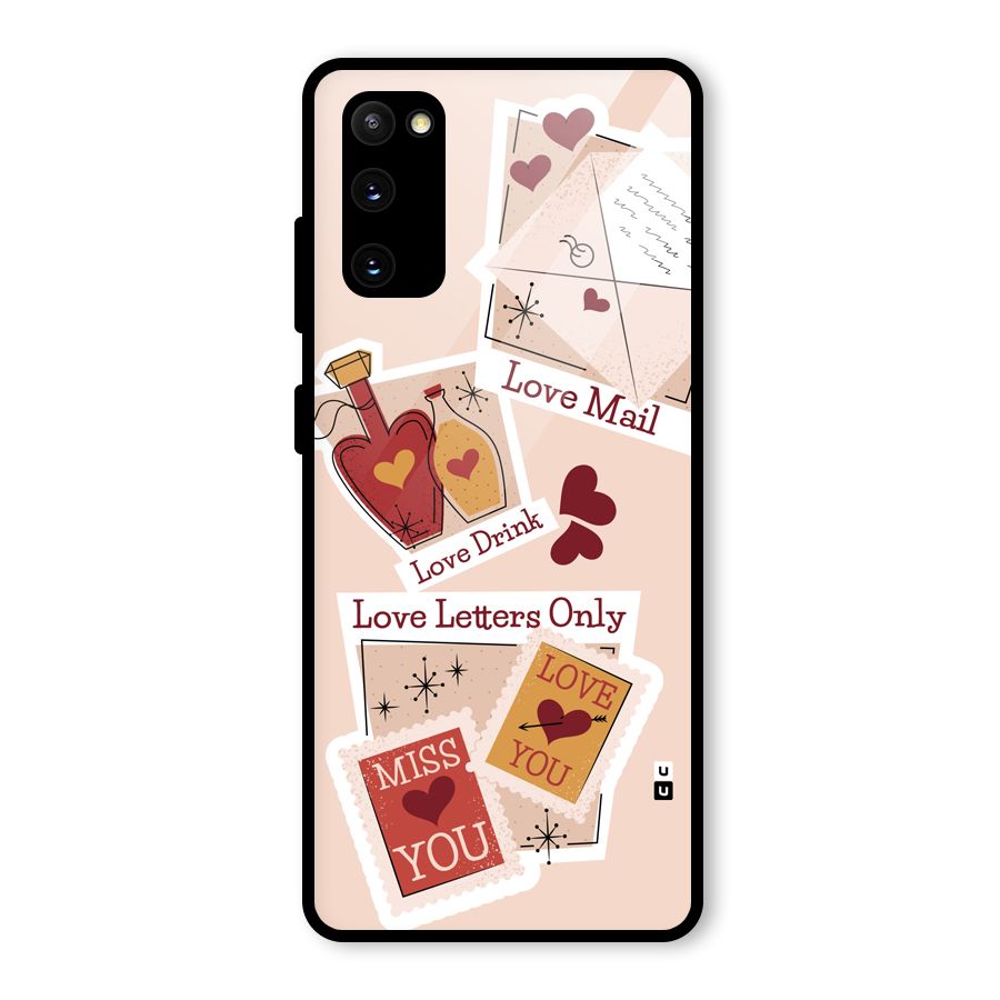 Love Language Glass Back Case for Galaxy S20 FE