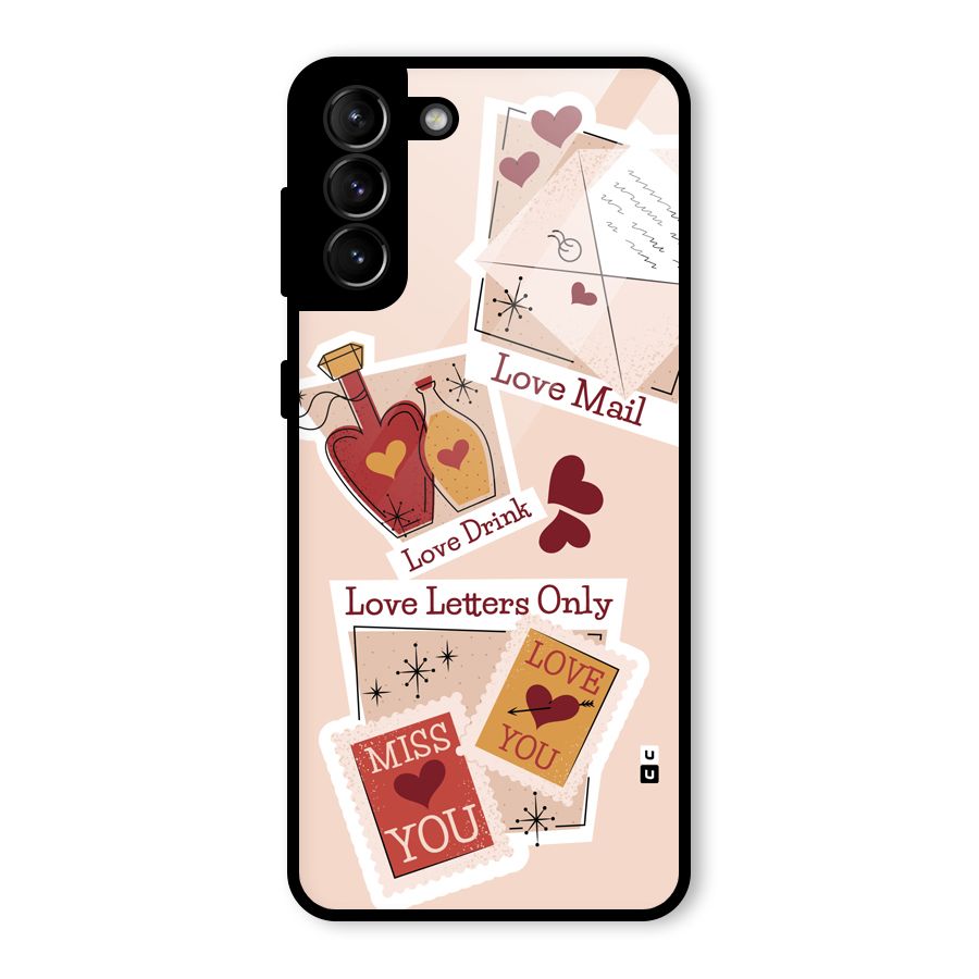 Love Language Glass Back Case for Galaxy S21 Plus