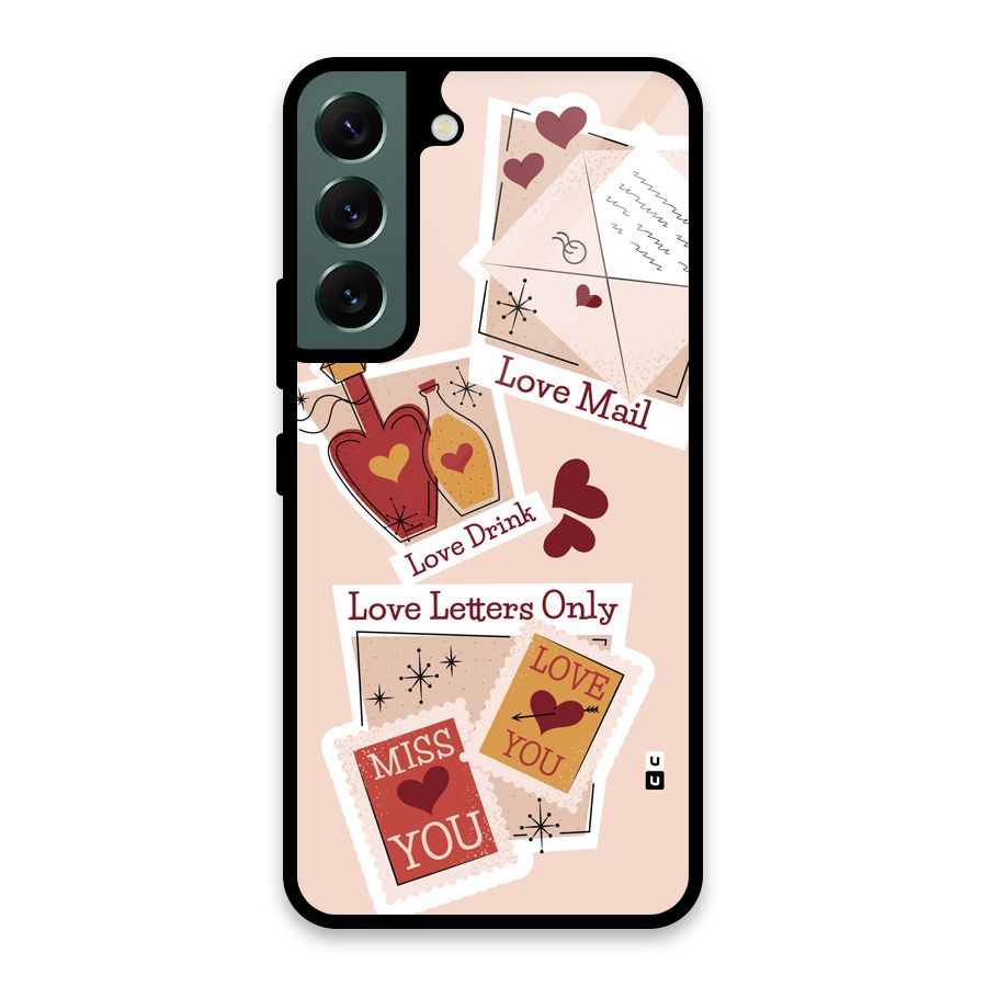 Love Language Glass Back Case for Galaxy S22 5G