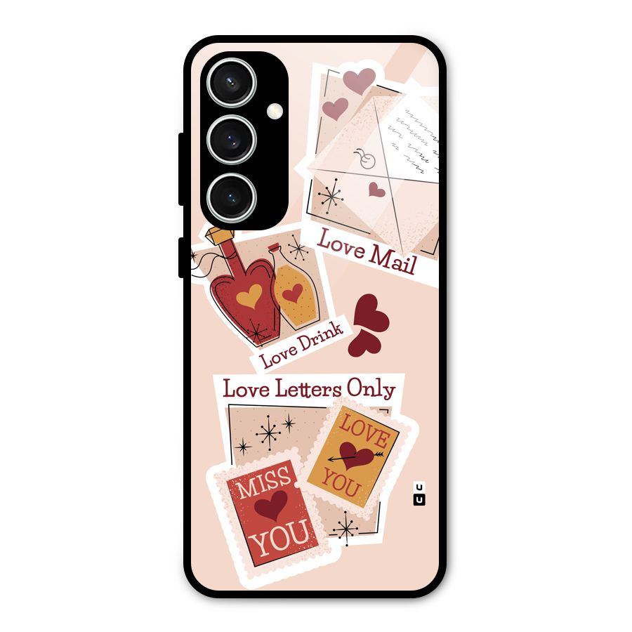 Love Language Glass Back Case for Galaxy S23 FE