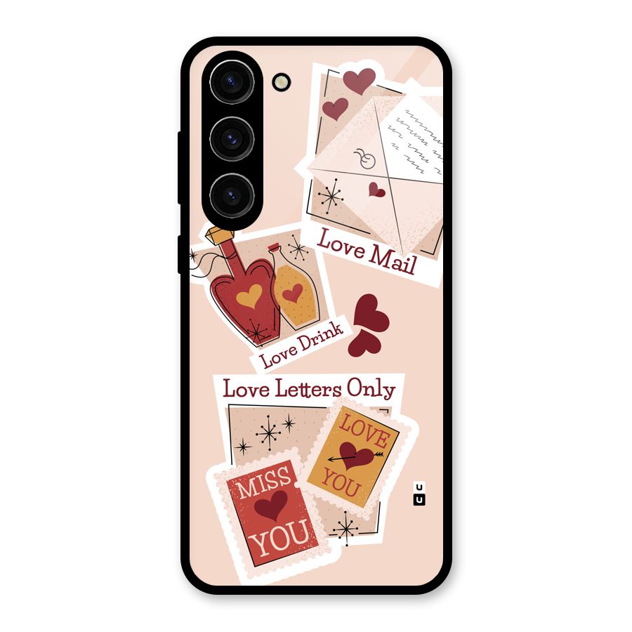 Love Language Glass Back Case for Galaxy S23 Plus