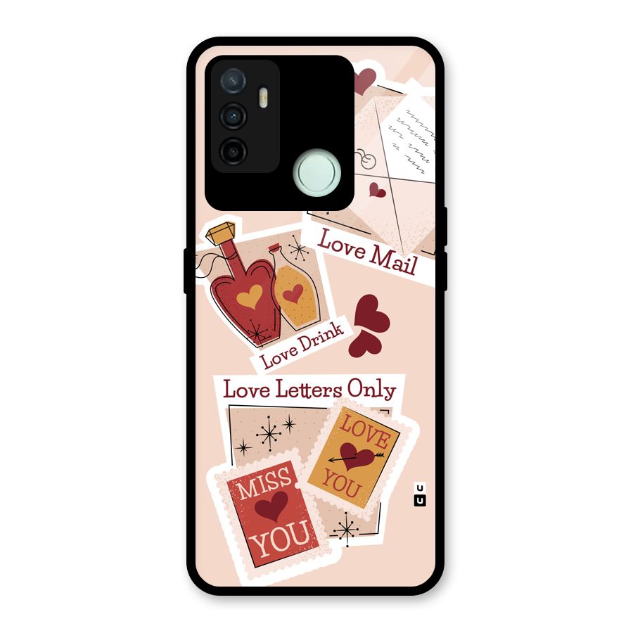 Love Language Glass Back Case for Oppo A53