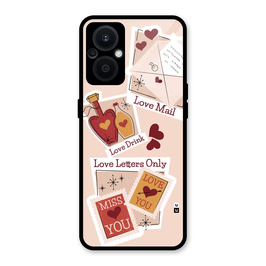 Love Language Glass Back Case for Oppo F21s Pro 5G